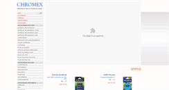 Desktop Screenshot of chromex.com.ar